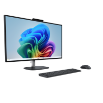 HP OmniStudio X All-in-One Desktop Next Gen AI 27-cx0077t PC, Windows 11 Home, 27", Intel Core Ultra 7, 32GB RAM, 1TB SSD, NVIDIA GeForce RTX 5050, QHD, Eclipse gray