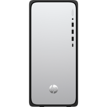 HP OmniDesk Desktop AI M03-0155t PC, Windows 11 Home, Intel Core Ultra 5, 16GB RAM, 1TB SSD, Dark wood