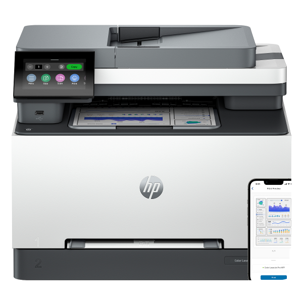 HP Color LaserJet Pro MFP 3301fdw Wireless Printer, AI-Capable