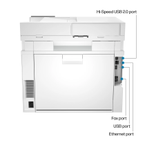 HP Color LaserJet Pro MFP 4301fdw Wireless Printer, AI-capable