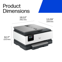 HP OfficeJet Pro 8139 All-in-One Printer with 12 months free Instant Ink, AI-capable