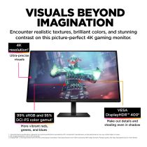 OMEN by HP 27 inch UHD 144Hz Gaming Monitor - OMEN 27k