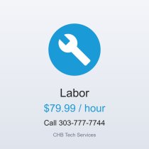 Labor - Computer Repair & IT Service (per hour)