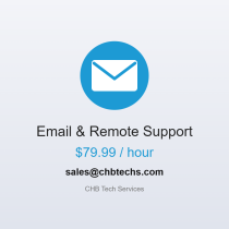 Email & Remote Tech Support - $79.99 per hour