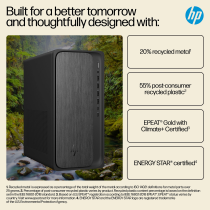 HP OmniDesk Desktop M02-0085m PC, Windows 11 Home,&amp;nbsp;AMD Ryzen&amp;trade; 7,&amp;nbsp;16GB RAM,&amp;nbsp;1TB SSD,&amp;nbsp;Gray wood